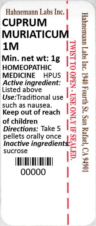 Cuprum Muriaticum 1M 1g - Cuprum Muriaticum 1M 1g